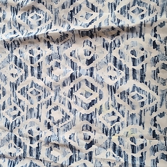 Faded glory blue and white ladies tank top  3 X - Picture 2 of 3